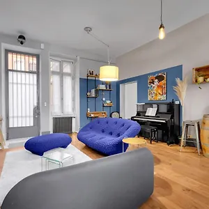 Appartement Bleu Du Maine - Elegant T3 Avec Terrasse, Toulouse